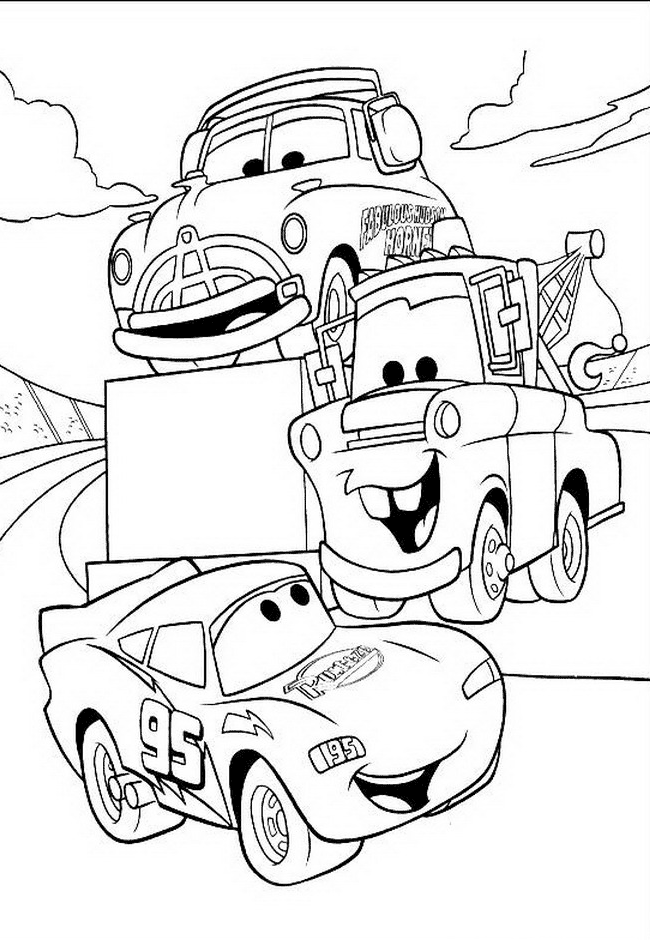 Dibujo para colorear: Cars (Transporte) #146643 - Dibujos para Colorear e Imprimir Gratis