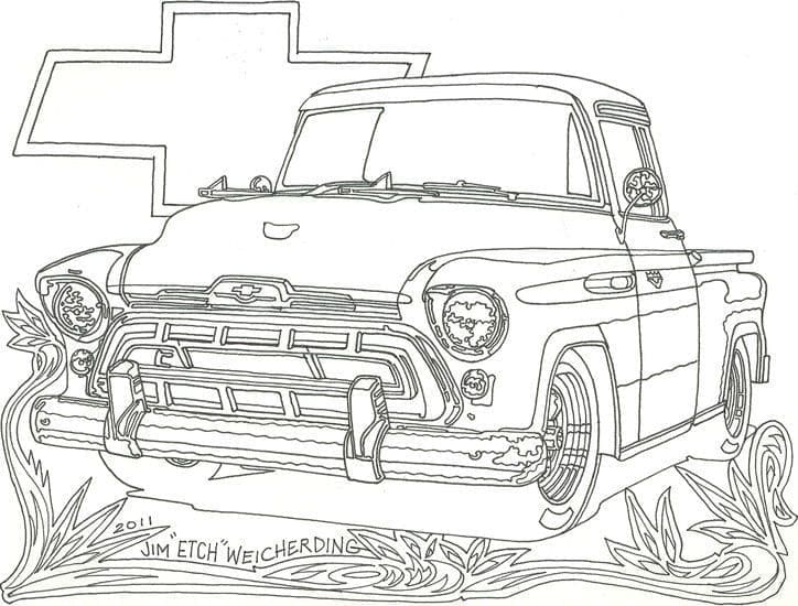 Dibujo gratuito Chevrolet #204510 de la coleccion Transporte para imprimir