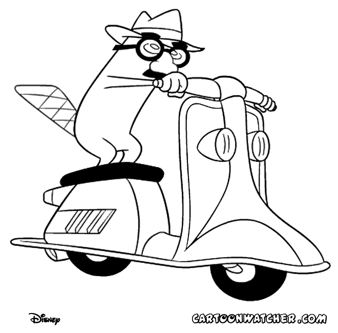 Dibujo para colorear: Ciclomotor (Transporte) #139581 - Dibujos para Colorear e Imprimir Gratis