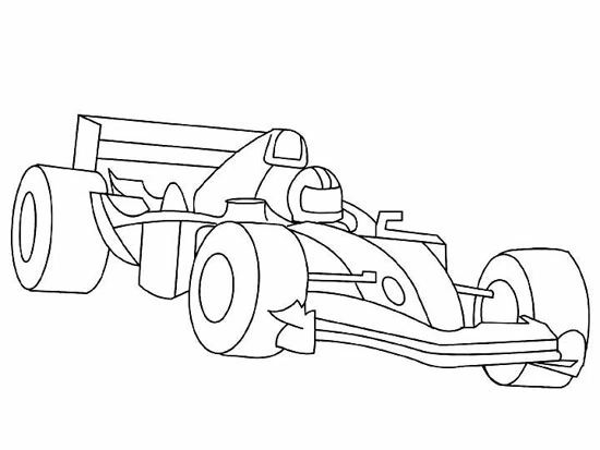 Dibujo gratuito Coche de Carreras #138843 de la coleccion Transporte para imprimir