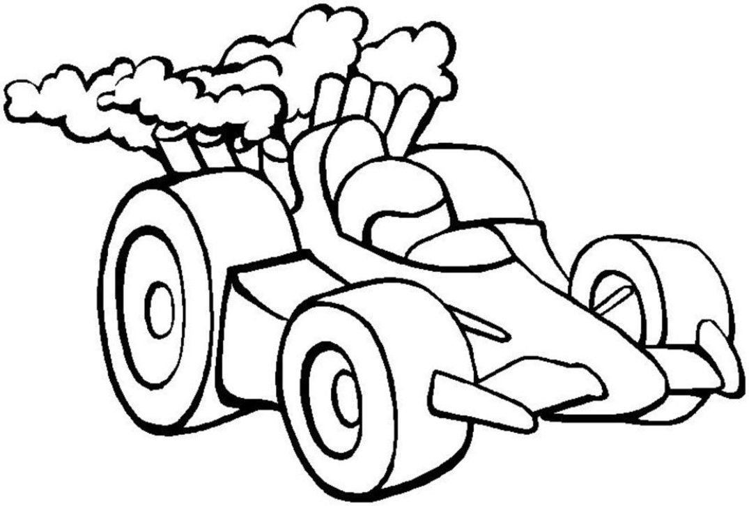 Dibujo gratuito Coche de Carreras #138868 de la coleccion Transporte para imprimir
