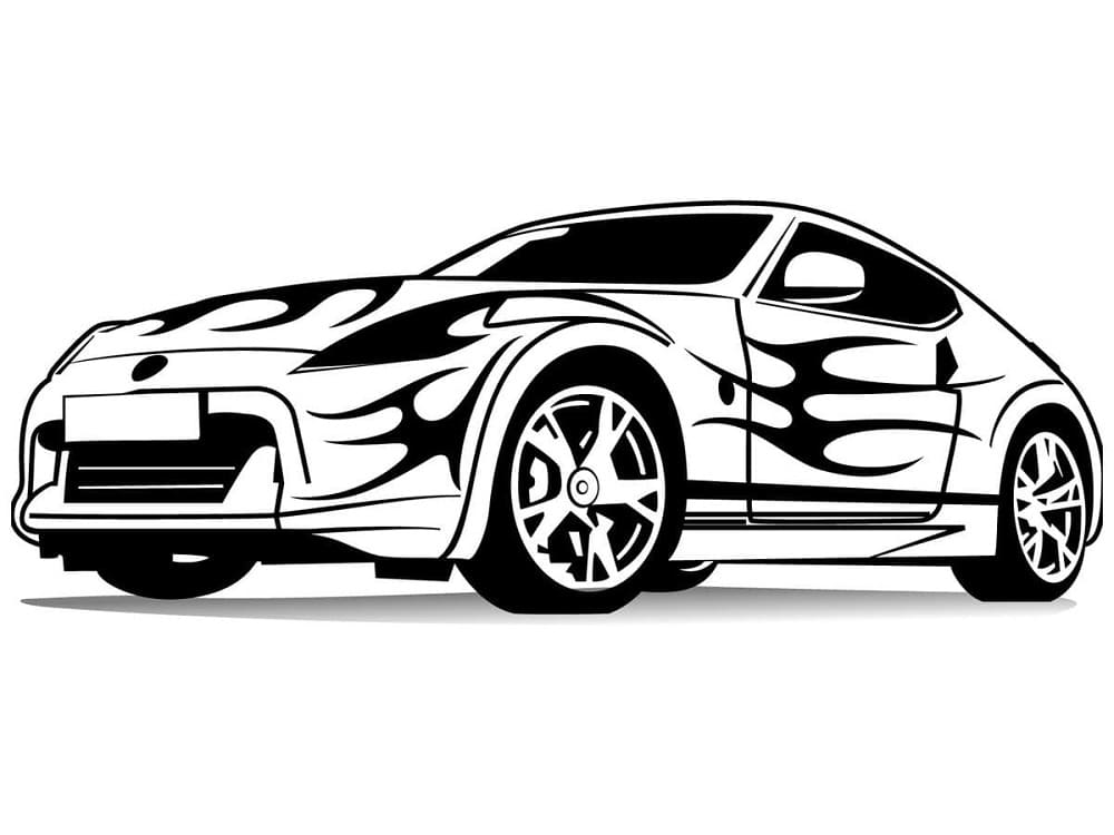 Dibujo gratuito Coche de Carreras #183250 de la coleccion Transporte para imprimir