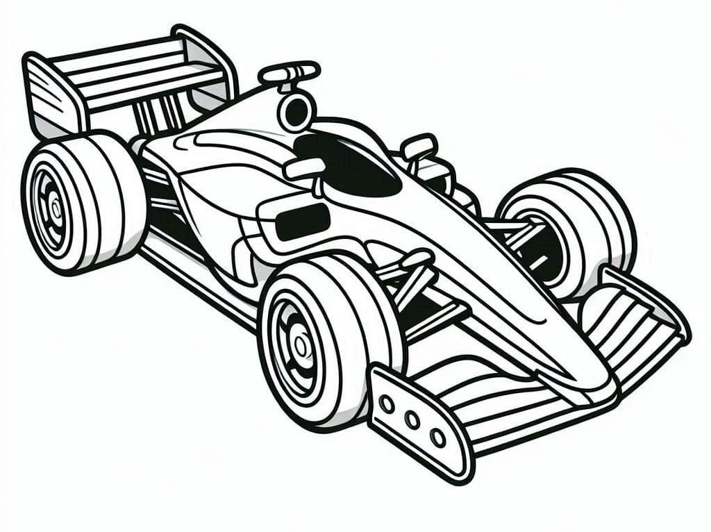 Dibujo gratuito Coche de Carreras #215253 de la coleccion Transporte para imprimir