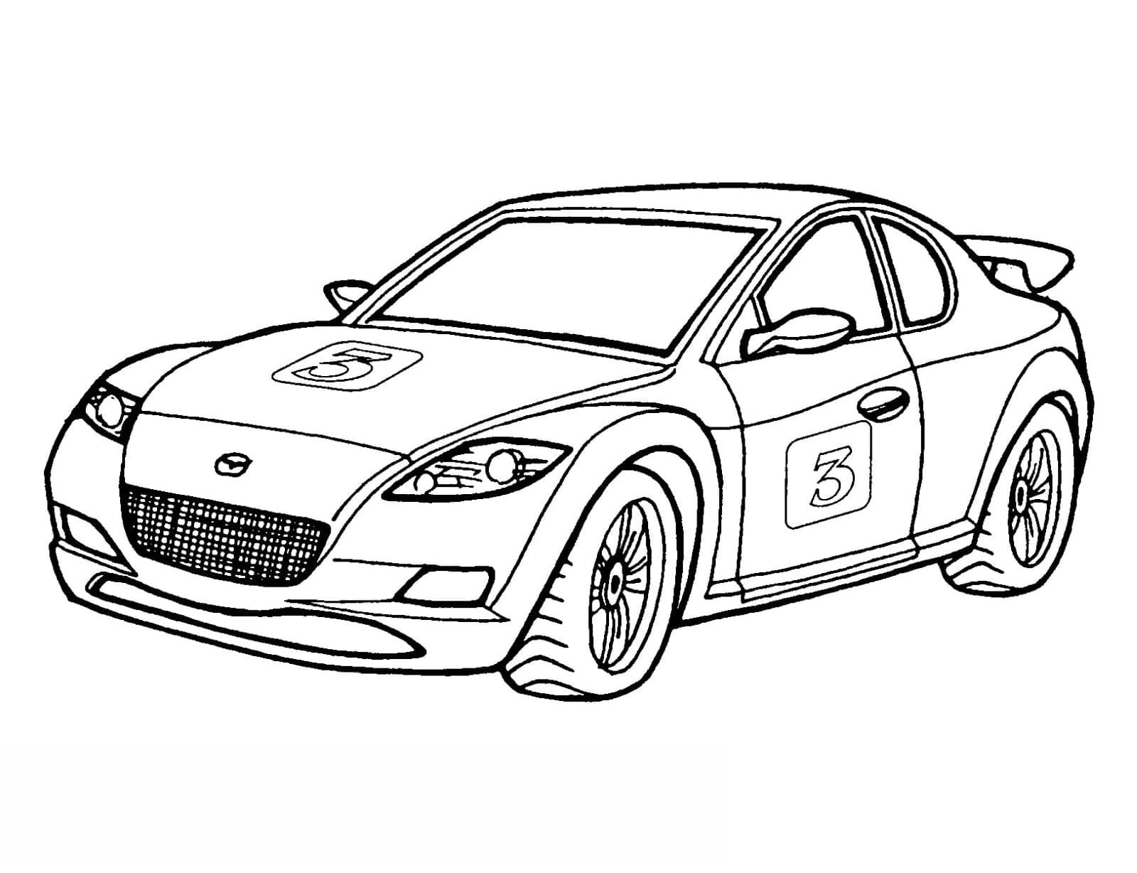 Dibujo gratuito Coche de Carreras #215260 de la coleccion Transporte para imprimir