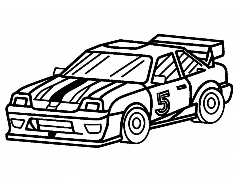Dibujo gratuito Coche de Rally #217351 de la coleccion Transporte para imprimir