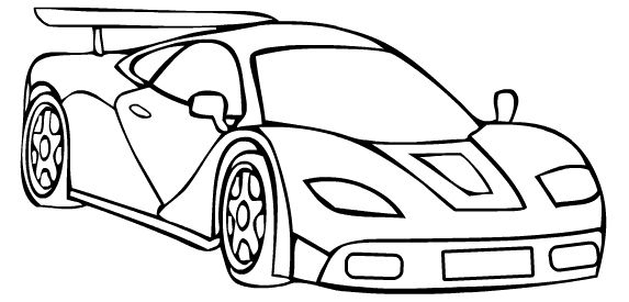 Dibujo gratuito Coche Deportivo / Tuning #146978 de la coleccion Transporte para imprimir