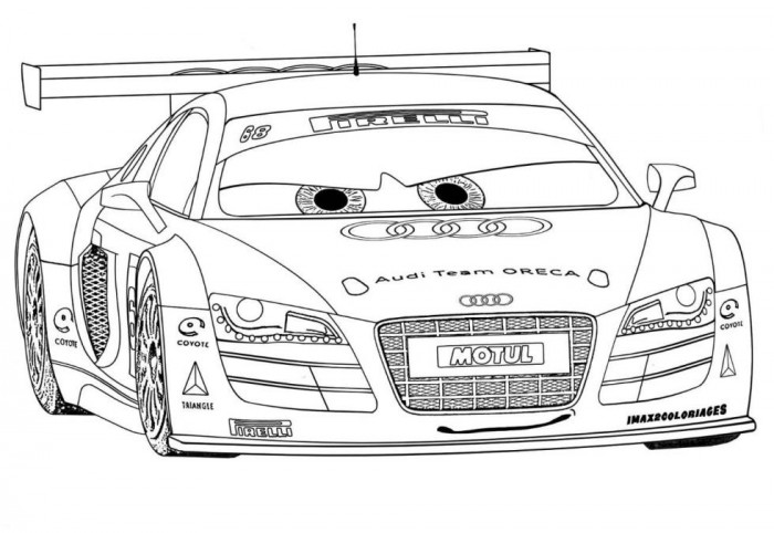 Dibujo para colorear: Coche Deportivo / Tuning (Transporte) #147064 - Dibujos para Colorear e Imprimir Gratis