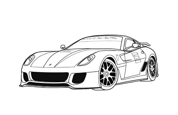 Dibujo para colorear: Coche Deportivo / Tuning (Transporte) #147110 - Dibujos para Colorear e Imprimir Gratis