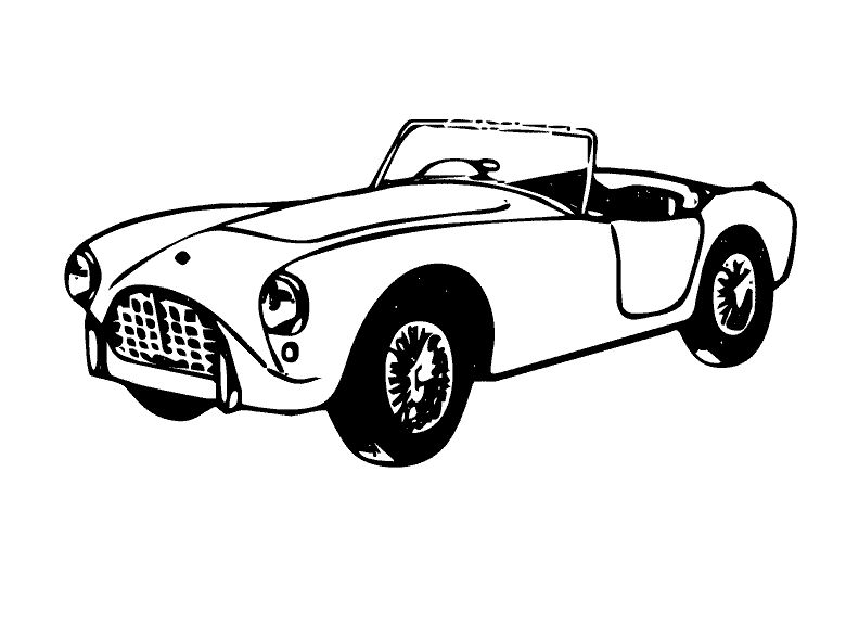 Dibujo gratuito Coche Deportivo / Tuning #147155 de la coleccion Transporte para imprimir