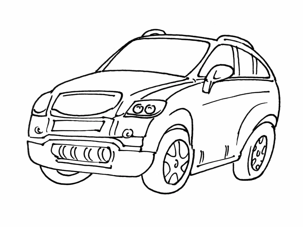 Dibujo gratuito Coches #146438 de la coleccion Transporte para imprimir