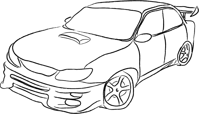 Dibujo gratuito Coches #146511 de la coleccion Transporte para imprimir