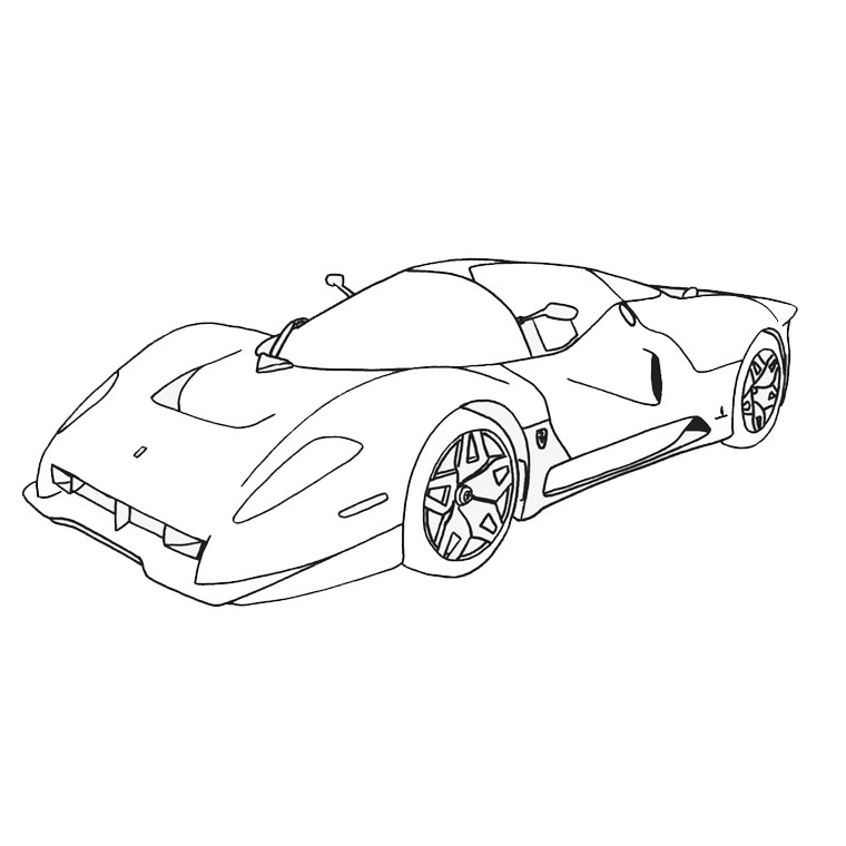 Dibujo gratuito Coches #146605 de la coleccion Transporte para imprimir