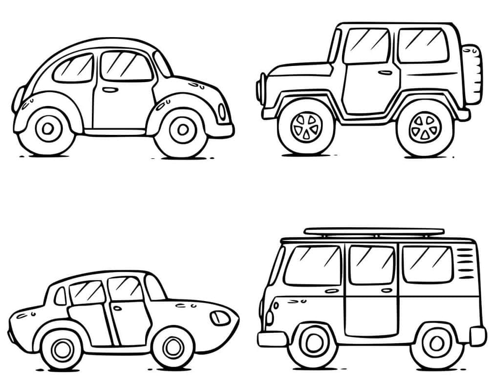 Dibujo gratuito Coches #176557 de la coleccion Transporte para imprimir