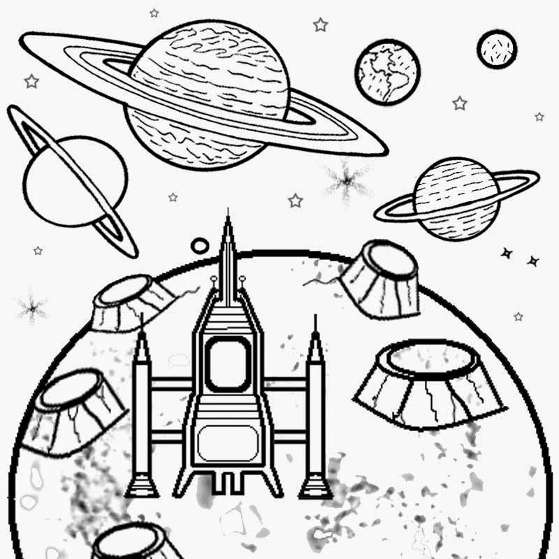 Dibujo gratuito Cohete #140270 de la coleccion Transporte para imprimir