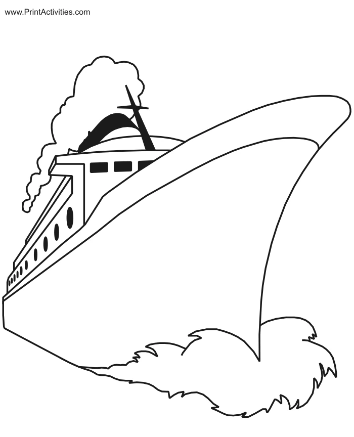Dibujo gratuito Crucero #140786 de la coleccion Transporte para imprimir Dibujo gratuito Crucero #140786 de la coleccion Transporte para imprimir
