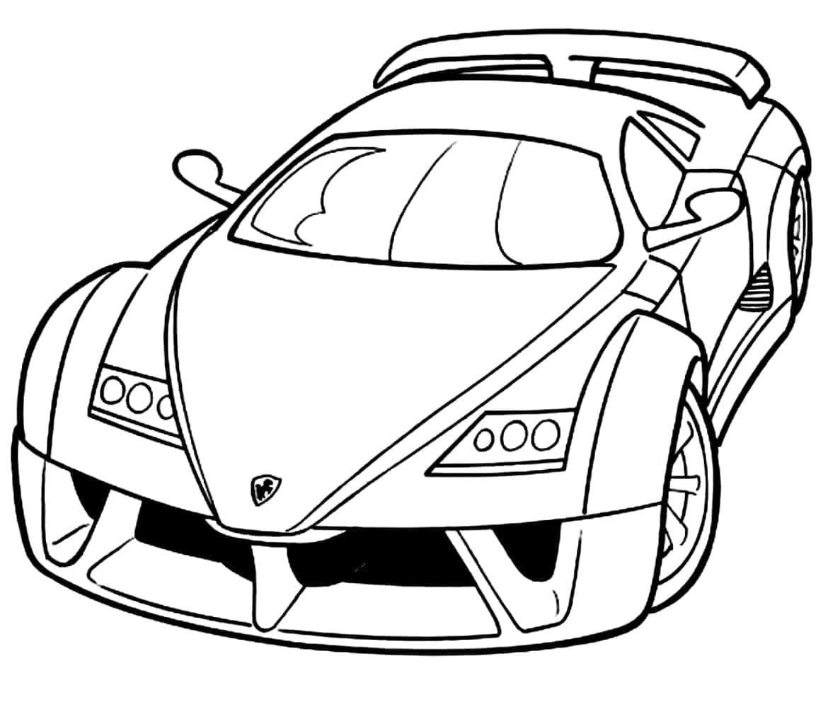 Dibujo para colorear: Ferrari (Transporte) #186871 - Dibujos para Colorear e Imprimir Gratis