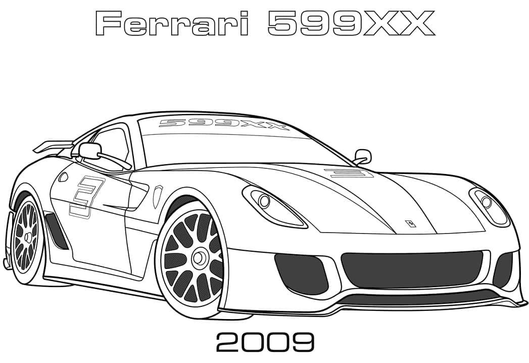 Dibujo gratuito Ferrari #186873 de la coleccion Transporte para imprimir