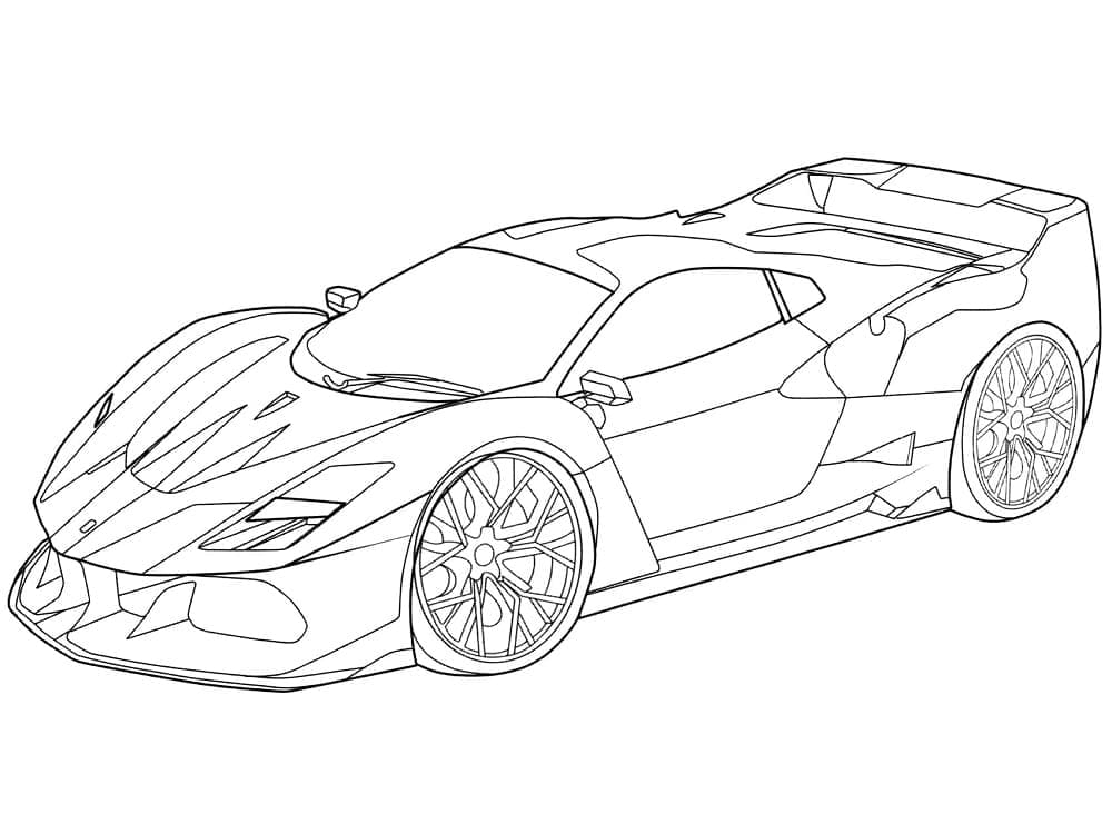 Dibujo gratuito Ferrari #186875 de la coleccion Transporte para imprimir