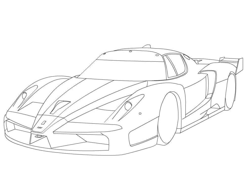 Dibujo para colorear: Ferrari (Transporte) #186889 - Dibujos para Colorear e Imprimir Gratis