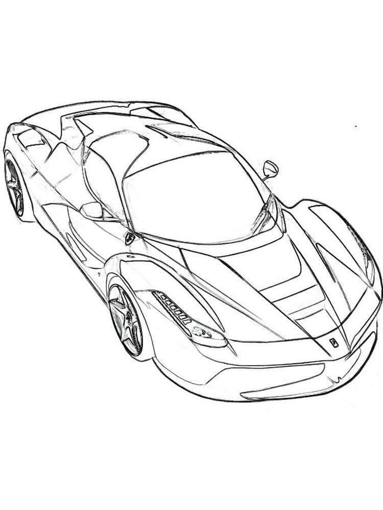 Dibujo gratuito Ferrari #186898 de la coleccion Transporte para imprimir