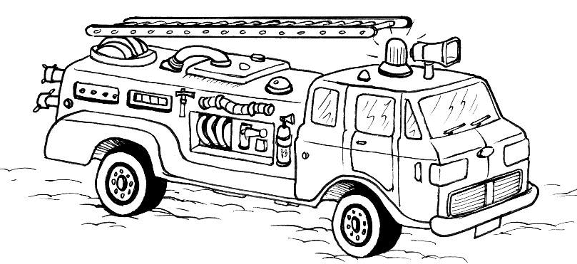 Dibujos de Firetruck #135789 (Transporte) para colorear – Páginas  imprimibles gratis