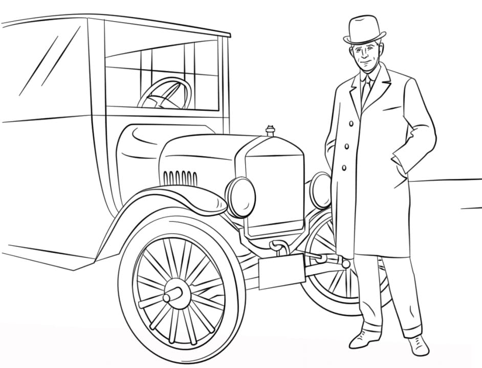 Dibujo gratuito Ford #174210 de la coleccion Transporte para imprimir