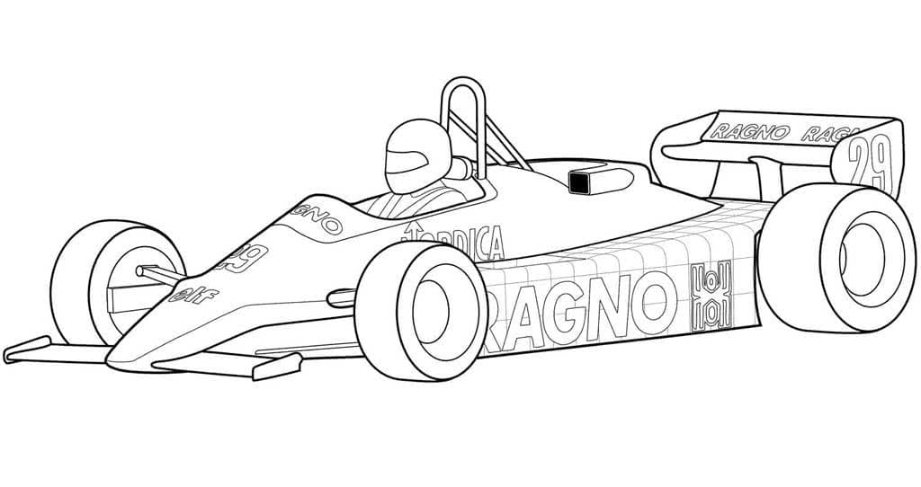 Dibujo gratuito Fórmula 1 #197673 de la coleccion Transporte para imprimir