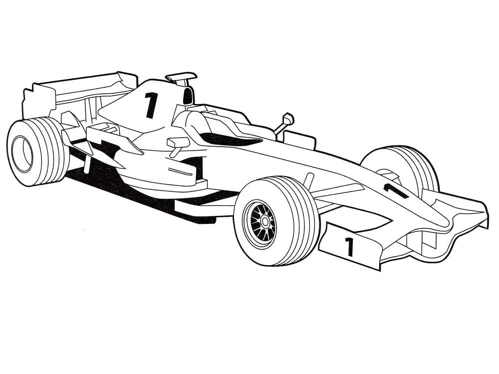 Dibujo gratuito Fórmula 1 #197689 de la coleccion Transporte para imprimir