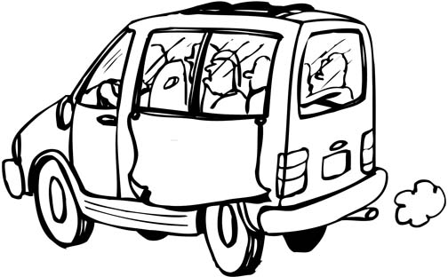 Dibujo gratuito Furgoneta #145229 de la coleccion Transporte para imprimir