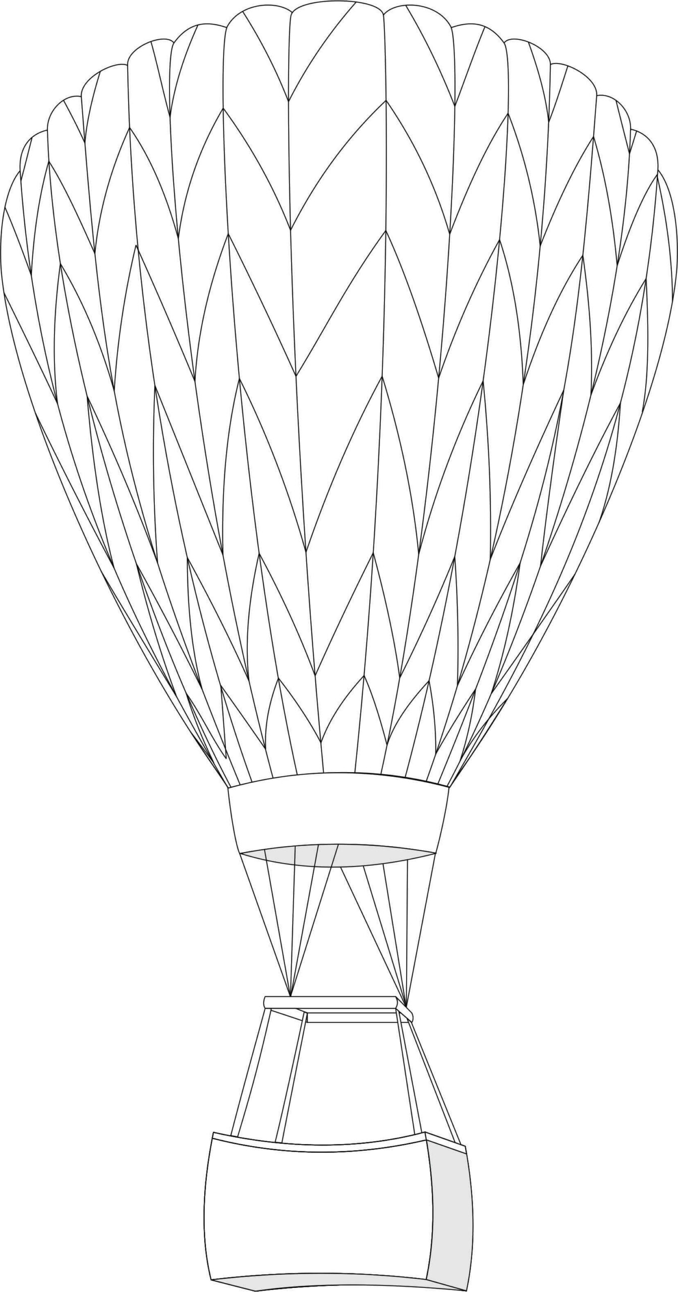 Dibujo gratuito Globo Aerostático #180253 de la coleccion Transporte para imprimir