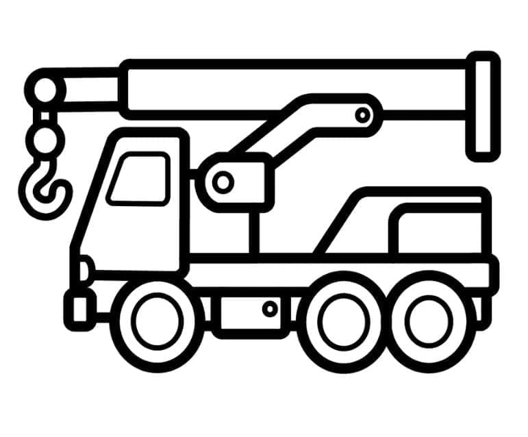 Dibujo gratuito Grúa #187865 de la coleccion Transporte para imprimir