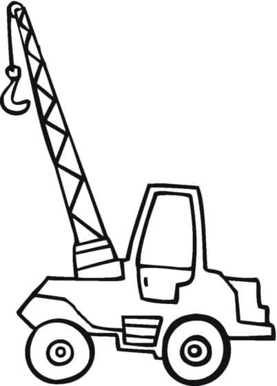 Dibujo gratuito Grúa #187875 de la coleccion Transporte para imprimir