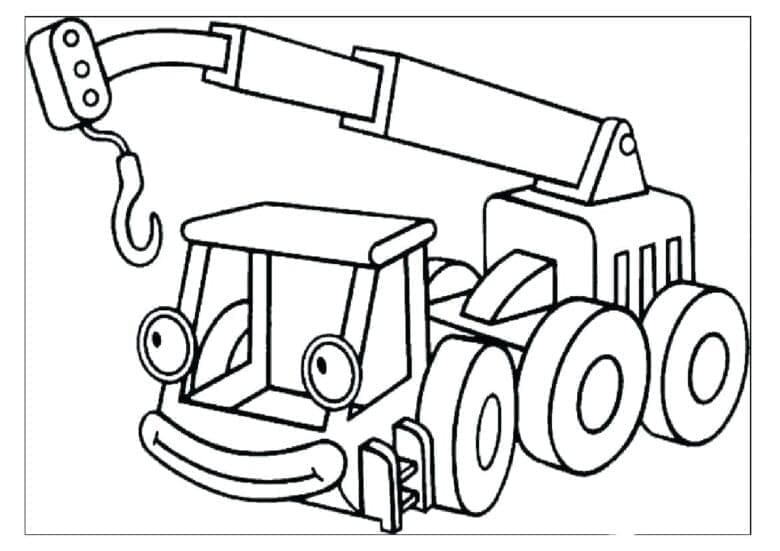 Dibujo gratuito Grúa #187877 de la coleccion Transporte para imprimir