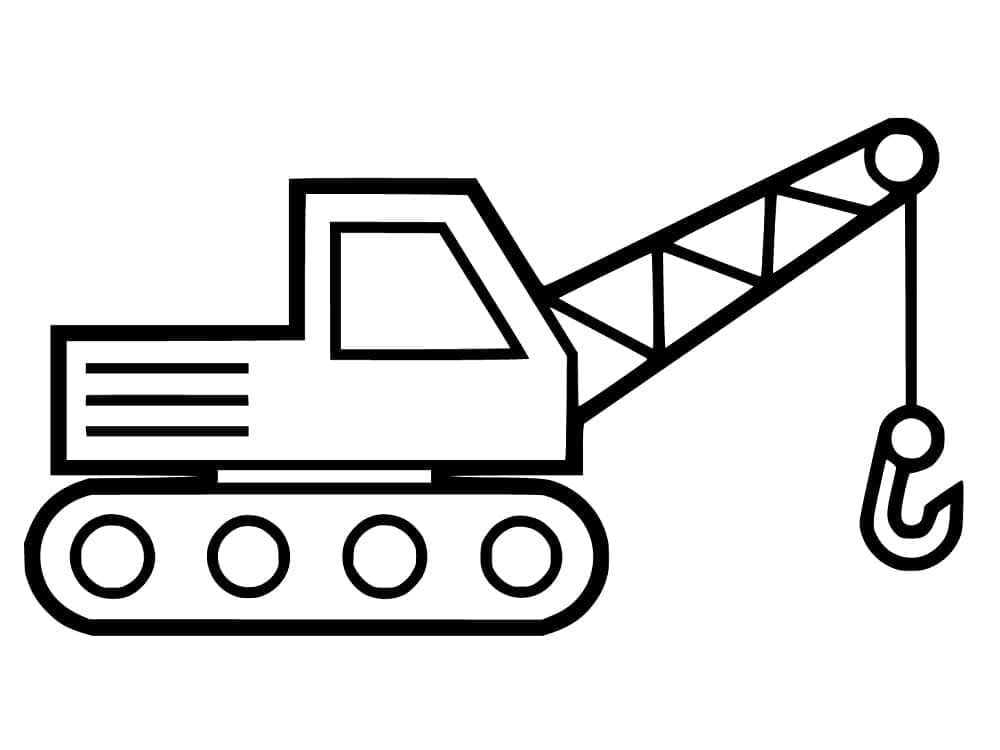 Dibujo gratuito Grúa #187883 de la coleccion Transporte para imprimir