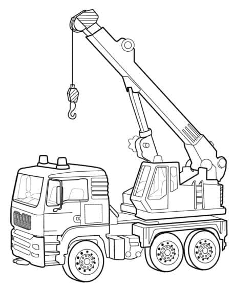 Dibujo gratuito Grúa #187884 de la coleccion Transporte para imprimir Dibujo gratuito Grúa #187884 de la coleccion Transporte para imprimir