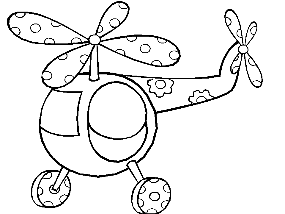Dibujo para colorear: Helicopter (Transporte) #136038 - Dibujos para Colorear e Imprimir Gratis