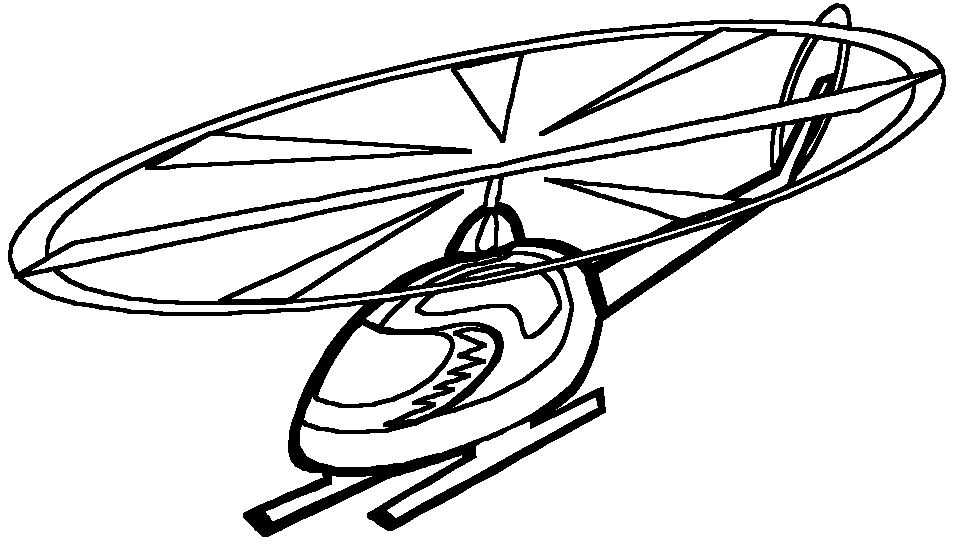 Dibujo para colorear: Helicopter (Transporte) #136039 - Dibujos para Colorear e Imprimir Gratis