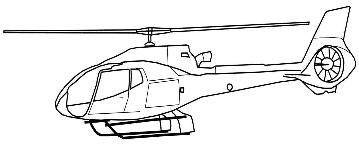 Dibujo para colorear: Helicopter (Transporte) #136043 - Dibujos para Colorear e Imprimir Gratis
