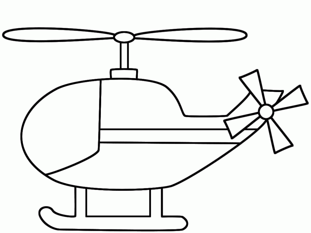 Dibujo para colorear: Helicopter (Transporte) #136046 - Dibujos para Colorear e Imprimir Gratis