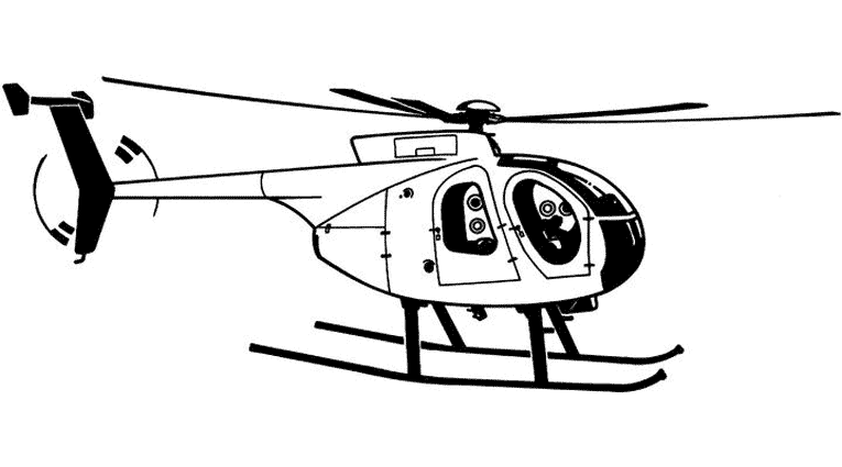 Dibujo para colorear: Helicopter (Transporte) #136047 - Dibujos para Colorear e Imprimir Gratis