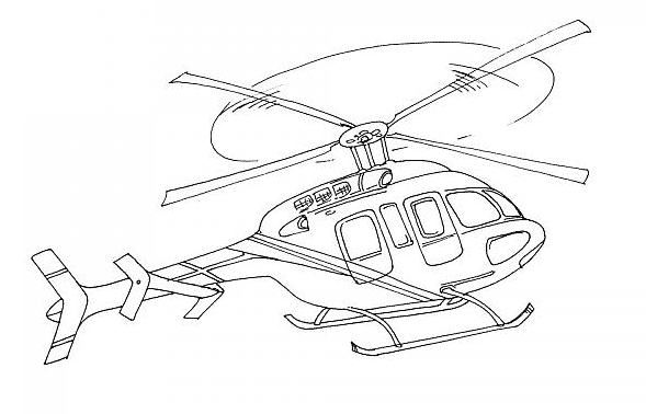 Dibujo para colorear: Helicopter (Transporte) #136048 - Dibujos para Colorear e Imprimir Gratis