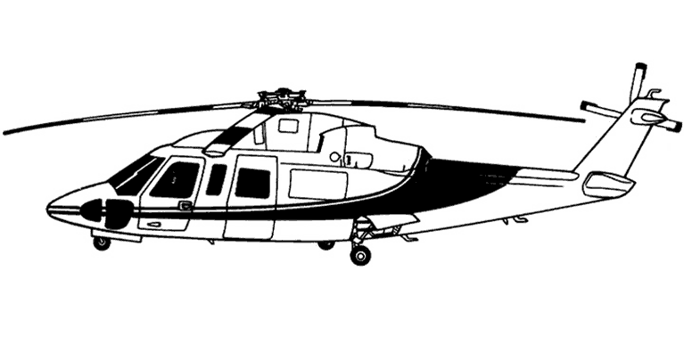 Dibujo para colorear: Helicopter (Transporte) #136065 - Dibujos para Colorear e Imprimir Gratis