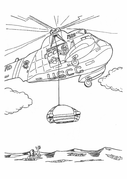 Dibujo para colorear: Helicopter (Transporte) #136069 - Dibujos para Colorear e Imprimir Gratis