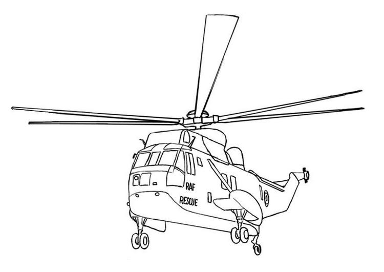 Dibujo para colorear: Helicopter (Transporte) #136070 - Dibujos para Colorear e Imprimir Gratis