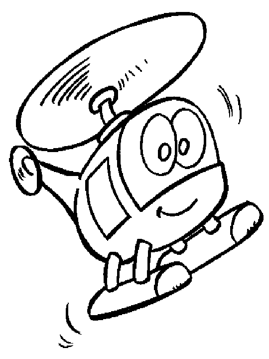 Dibujo para colorear: Helicopter (Transporte) #136109 - Dibujos para Colorear e Imprimir Gratis