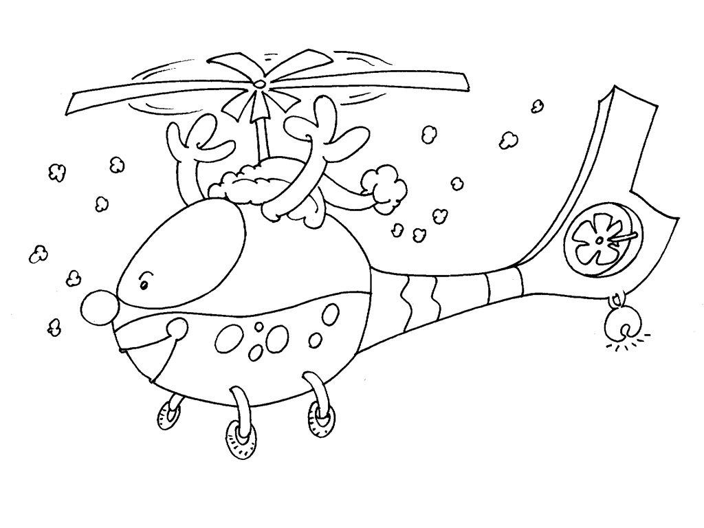 Dibujo para colorear: Helicopter (Transporte) #136152 - Dibujos para Colorear e Imprimir Gratis