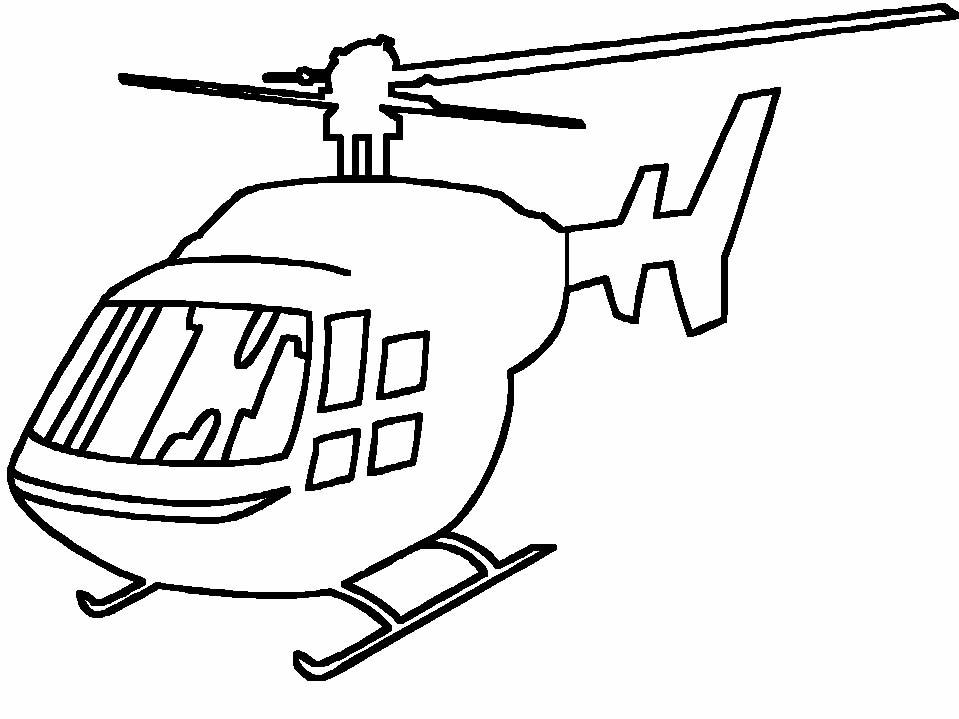 Dibujo para colorear: Helicopter (Transporte) #136159 - Dibujos para Colorear e Imprimir Gratis