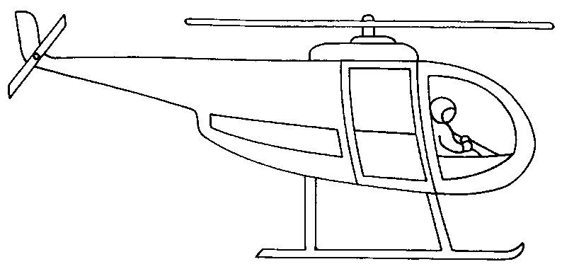 Dibujo para colorear: Helicopter (Transporte) #136168 - Dibujos para Colorear e Imprimir Gratis