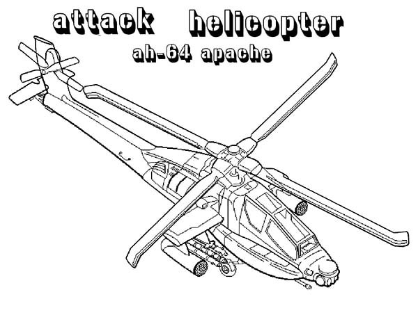 Dibujo para colorear: Helicopter (Transporte) #136180 - Dibujos para Colorear e Imprimir Gratis