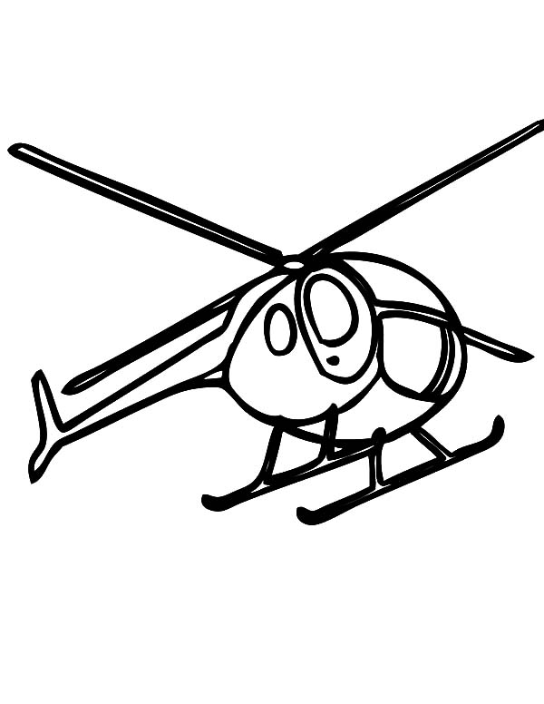 Dibujo para colorear: Helicopter (Transporte) #136213 - Dibujos para Colorear e Imprimir Gratis